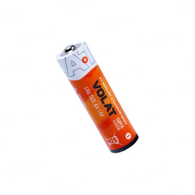 Алкалиновые батареи VOLAT LR6/AA BL-4,  4 шт
